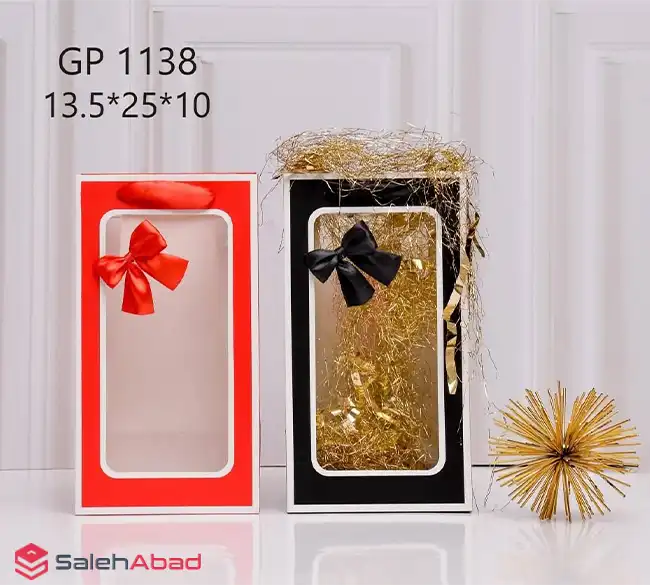 فروش عمده ساک دستی هدیه رنگی طلق دار