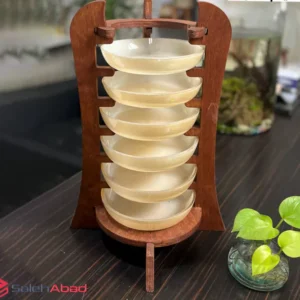 فروش عمده پیش دستی شیشه ای استند دار