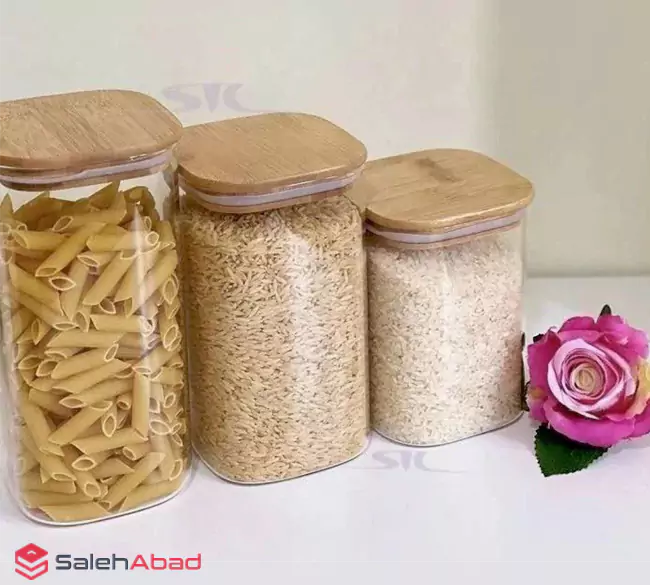 فروش عمده بانکه اکریلیک مکعبی درب چوبی