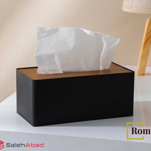 فروش عمده جا دستمال کاغذی درب چوبی ROMER