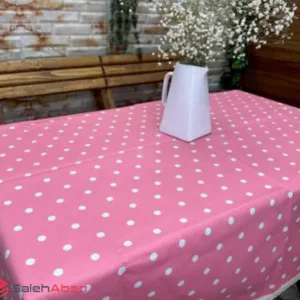 فروش عمده رومیزی پارچه ای کتان خالدار