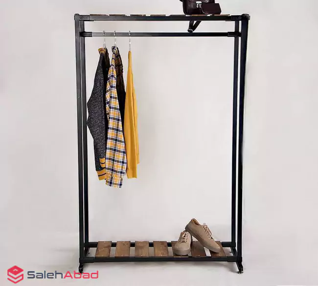 فروش عمده رگال لباس فلز و چوب 2 طبقه