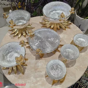 فروش عمده ست آلومینیومی 5 تکه طرح گلدار