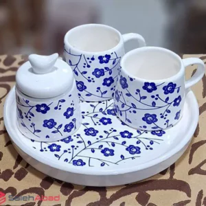 فروش عمد ست چای خوری دونفره گل آبی