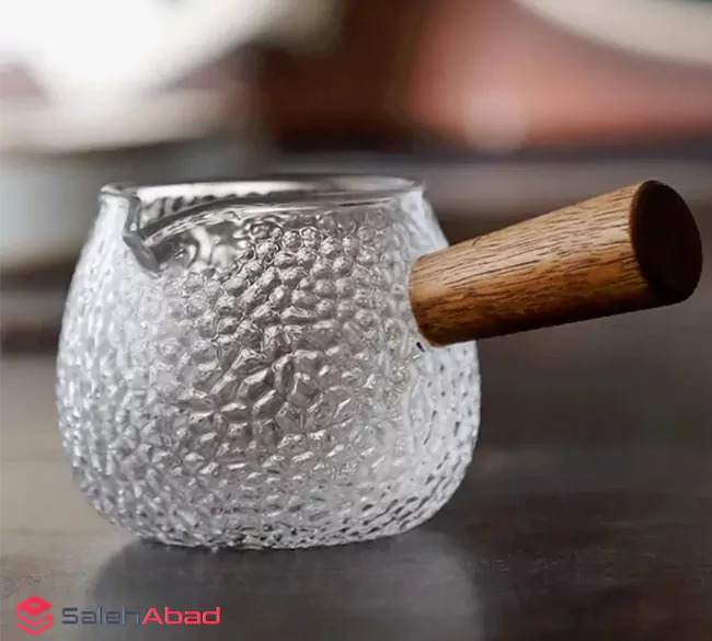 فروش عمده سس خوری پیرکس برفی دسته چوبی