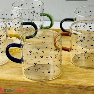 فروش عمده قهوه خوری پیرکس طرح قلب