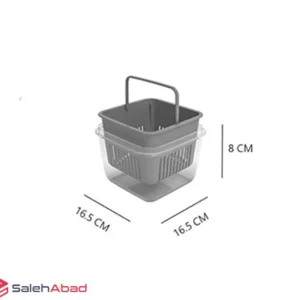 فروش عمده ظروف فریزری مربع سبد دار VIRO