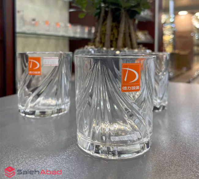 فروش عمده نیم لیوان بلور بدون دسته DELI