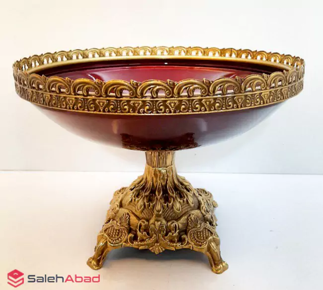 فروش عمده کاسه میوه خوری پایه دار آنتیک