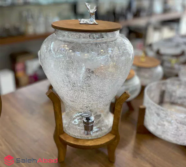 فروش عمده کلمن شیشه ای آبگز گوزنی