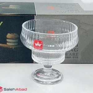 فروش عمده بستنی خوری بلور 3 عددی یوجینگ