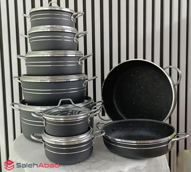 فروش عمده سرویس قابلمه 16 پارچه گرانیتی ESBICO