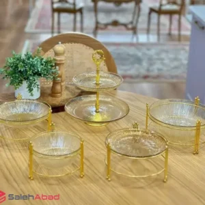 فروش عمده ست پذیرایی پایه فلزی مدل سولو