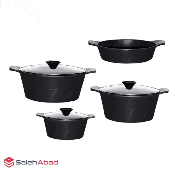 فروش عمده ست قابلمه چدن 7 پارچه DPS