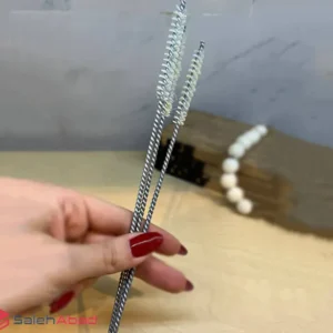 فروش عمده فرچه نی شور استیل مدل پیچی
