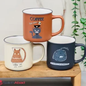 فروش عمده ماگ سرامیکی رنگی طرح CAT