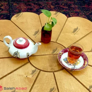 فروش عمده میز صبحانه خوری تاشو طرح گل