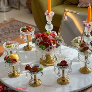 فروش عمده هفت سین باکارات پایه فلزی