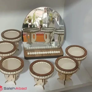 فروش عمده هفت سین چوبی گرد مهره دار 7 تکه