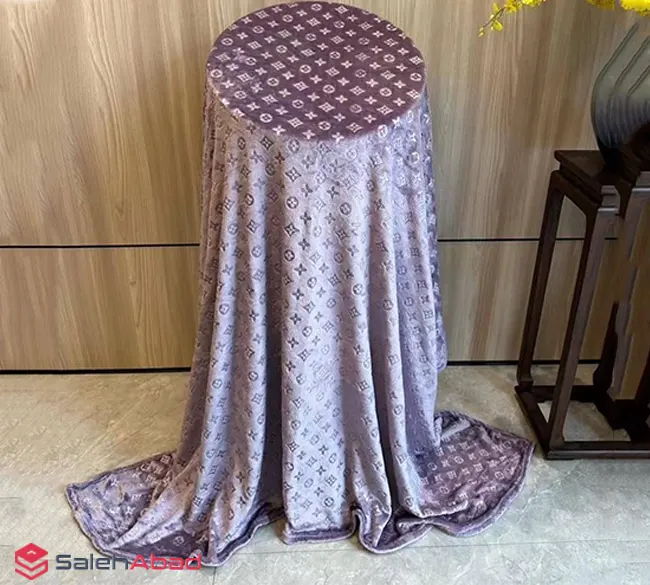 فروش عمده پتو مسافرتی دونفره طرح LV