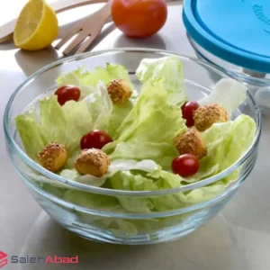 فروش عمده کاسه شیشه ای زنگان درب دار
