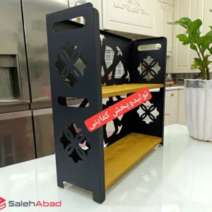 فروش عمده استند پاسماوری کف چوبی 2 طبقه