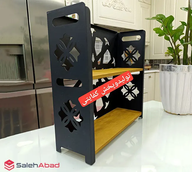 فروش عمده استند پاسماوری کف چوبی 2 طبقه