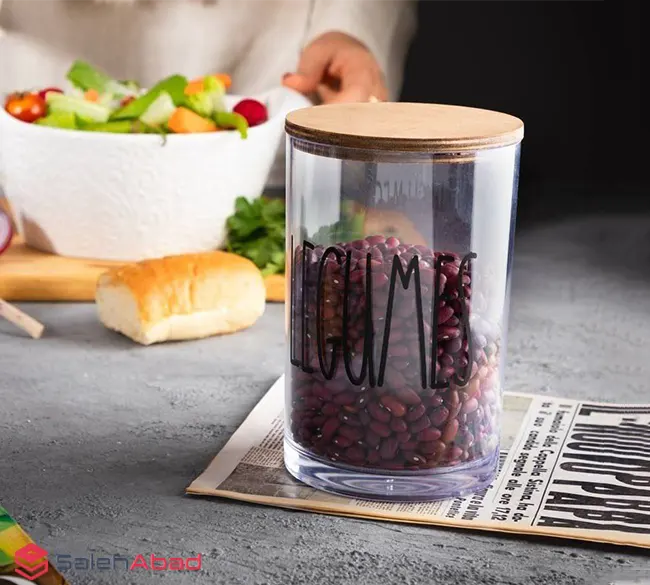 فروش عمده بانکه کریستال درب چوبی پیکاهوم