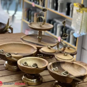 فروش عمده ست چوبی پذیرایی لیلیوم 5 تکه