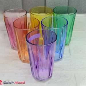 فروش عمده لیوان بلند شیشه ای مارسی زنگان