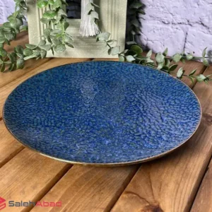 فروش عمده پیش دستی گرد لب طلا دنی هوم