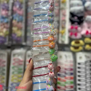 فروش عمده گیره مو انبری طرح عروسکی