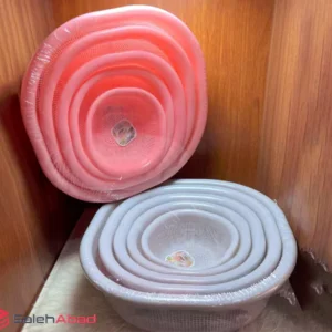 فروش عمده آبکش پلاستیکی رنگی 5 عددی