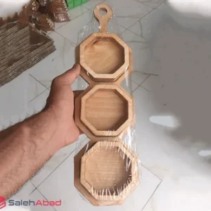 فروش عمده اردو خوری چوبی 8 ضلعی 3 خانه