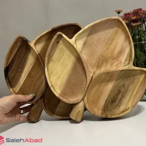 فروش عمده اردو خوری چوبی نیلوفر 3 خانه