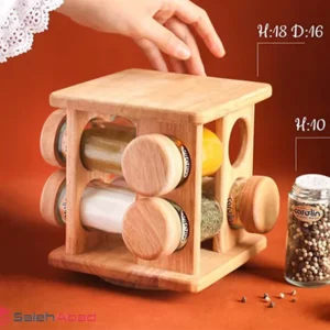 فروش عمده جا ادویه چرخشی 8 تایی کارولین