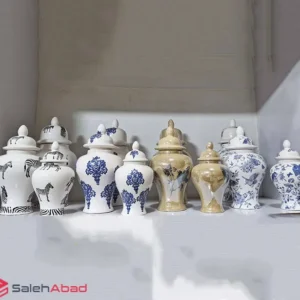 فروش عمده جینجر جار 3 عددی طرح دار