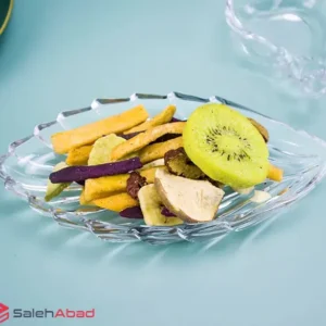 فروش عمده دیس سرو شیشه ای طرح برگ
