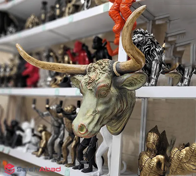 فروش عمده مجسمه دیوارکوب سر گاو