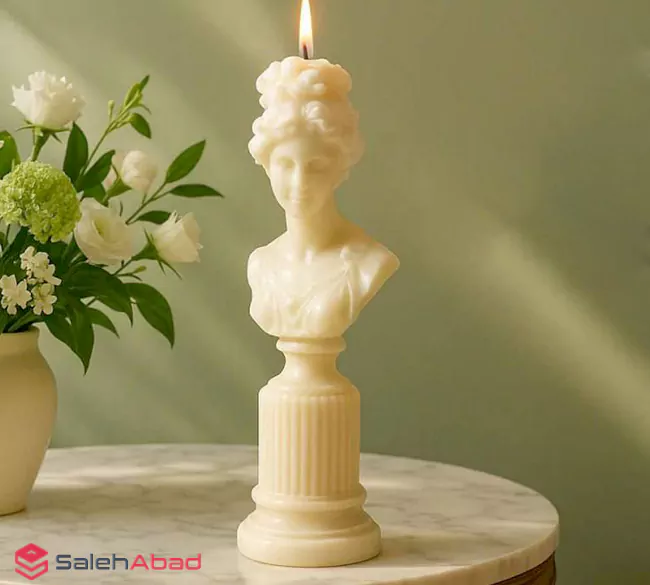 فروش عمده شمع دکوراتیو طرح آرتمیس