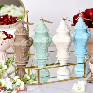 فروش عمده شمع دکوراتیو طرح سلطنتی