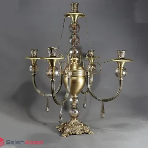 فروش عمده شمعدان فلزی 5 شعله آویزدار