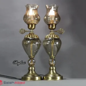 فروش عمده شمعدان جفتی لاله طرح گردسوز