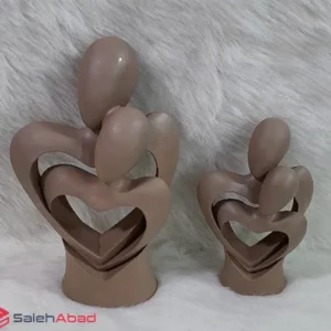 فروش عمده مجسمه پلی استر جفتی زوج قلبی