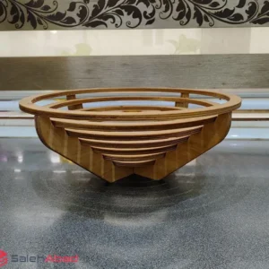 فروش عمده میوه خوری چوبی گرد پایه دار