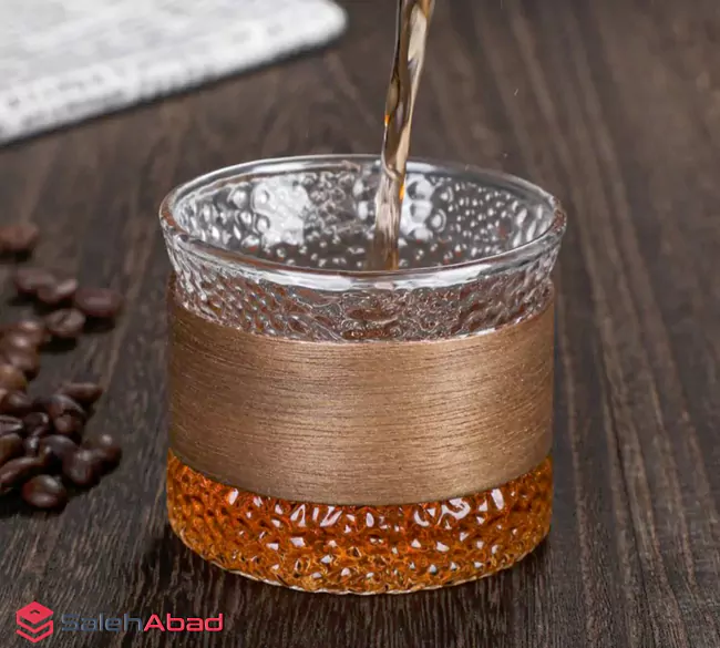 فروش عمده نیم لیوان برفی مدل دور چوبی