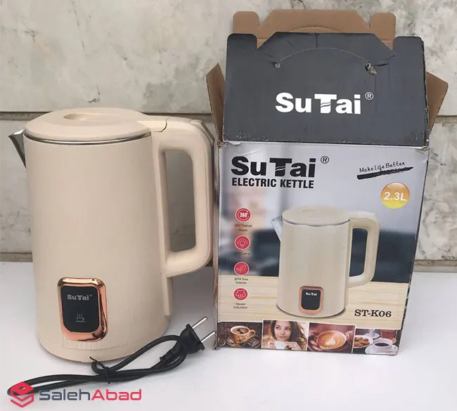 فروش عمده کتری برقی استیل SUTAI مدل ST-K06