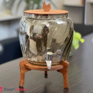 فروش عمده کلمن شربت شامپاینی درب چوبی
