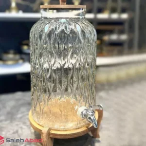 فروش عمده کلمن شربت خوری با پایه چوبی