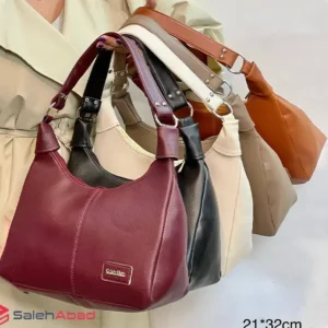 فروش عمده کیف زنانه دوشی چرم رنگی ساده